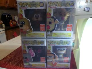 Funko Pop The Banana Splits Set Of 4 Sdcc Limited Comes In Pop Protector