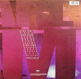 Pearl Jam TEN Pressing USA 1st Pressing [Z 47857] 1994 EPIC RARE LP 2