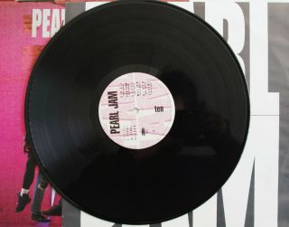 Pearl Jam TEN Pressing USA 1st Pressing [Z 47857] 1994 EPIC RARE LP 3
