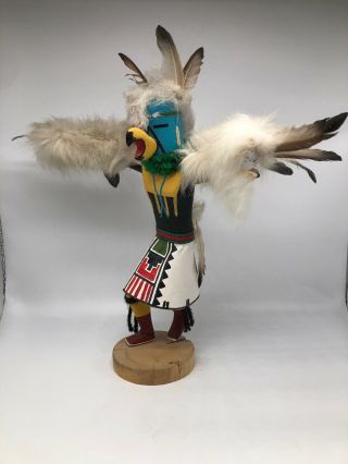 Vintage Kachina Doll Eagle Dancer 10 " Tall