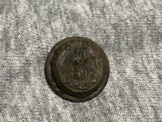 Confederate Virginia Button,  Eagle Button And Camp Relics,  Brandy Station,  Va