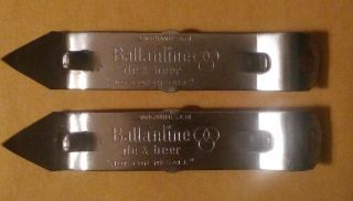 Vintage Ballantine Ale & Beer Bottle & Can Opener - Made in USA 1961 - Set is 2 2