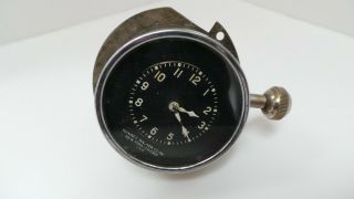 Vintage Phinney Walker Co.  Wind Up Car Clock,  Running 1920s