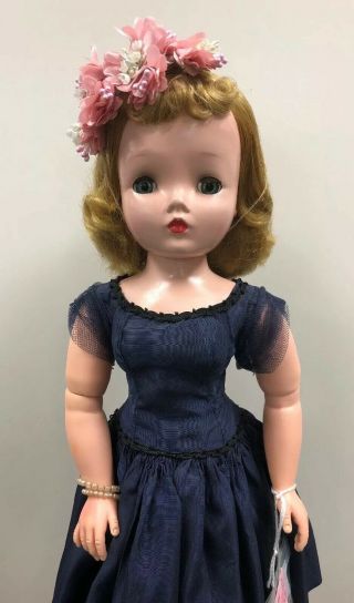 20” Vintage Antique Alexander Cissy All Doll & Dress 1955 Blonde S