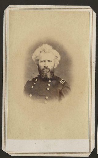 Civil War Cdv Union General Robert Milroy