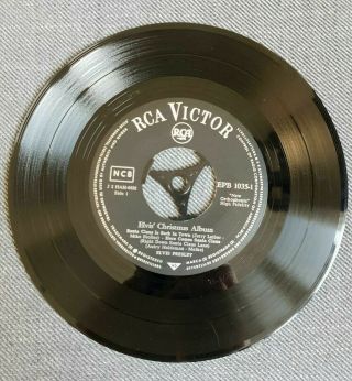 Elvis ' Christmas Album,  EP,  vinyl,  VERY RARE,  Presley,  RCA Victor EPB - 1035 - 1 3