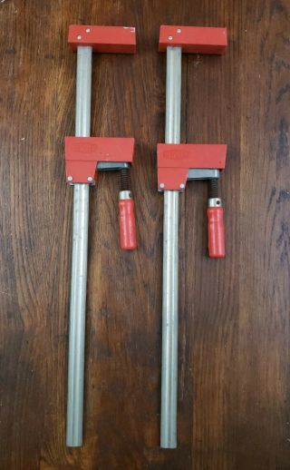 Vintage Bessey K Clamps Adjustable To 26 Inches Set Of 2 Made In West Germany