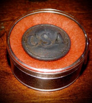 Confederate States Of America Coat Button Recovered In Virginia 2