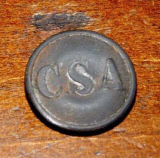Confederate States Of America Coat Button Recovered In Virginia 3