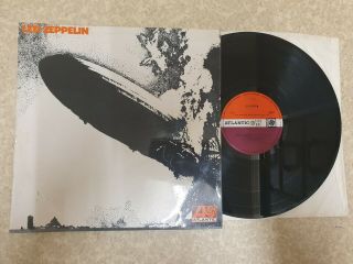 Led Zeppelin 1st Lp 1969 Atlantic 588171,  A//1 B//1,  Orange Lettered Cover