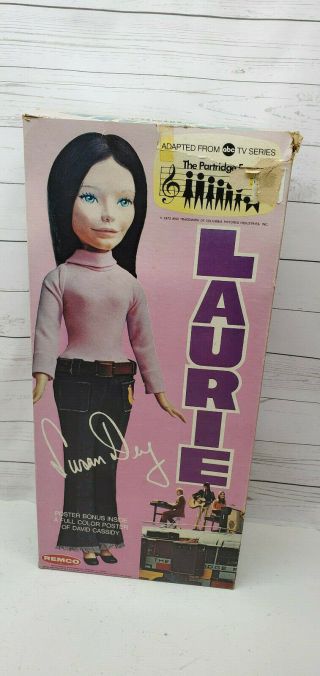 1973 Remco Partridge Family Laurie Doll Susan Dey Poster 3461