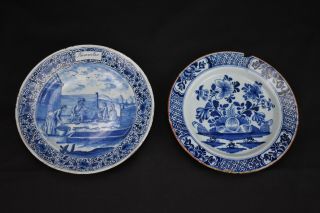 Estate - 18th Century Delftware Plates