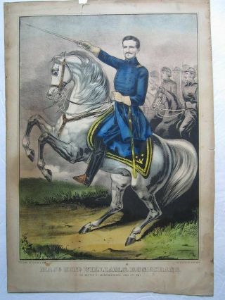 1863 Battle Of Murfreesboro General Rosecrans Civil War (10x14) C&i Print Hj5702
