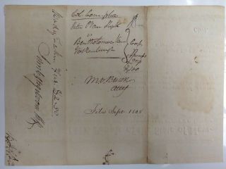 Martin Van Buren Twice Signed Warrant,  1808 2
