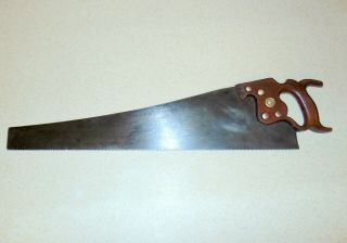 Vintage Disston No.  D8 Crosscut Hand Saw - 7 Ppi - Inv152