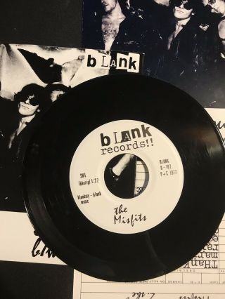 Misfits - Cough Cool - 7” Fan Club Edition Unofficial Record