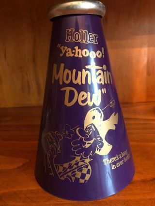 Vintage MOUNTAIN DEW Ya - hoo Hillbilly megaphone RARE 2