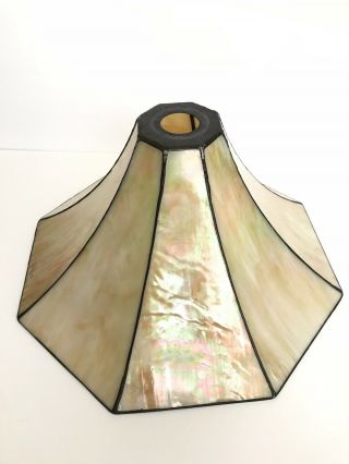 Iridescent Glass Lamp Shade Mission Arts And Crafts Style