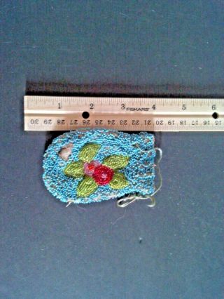 Antique Native American,  Medicine Pouch,  Beaded Pouch,  Unique,  Very Old,  Native 3