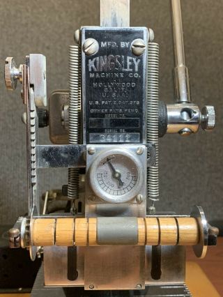 Vintage Kingsley Machine Co.  Hot Foil Stamping Machine 3