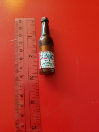 Vintage Kem Co.  Bottle Shapped Lighter Advertising Budweiser Beer
