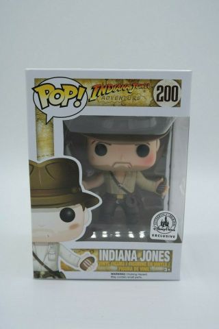Funko - 200 Indiana Jones (temple Of Doom - Disney Parks Exclusive) (nib)