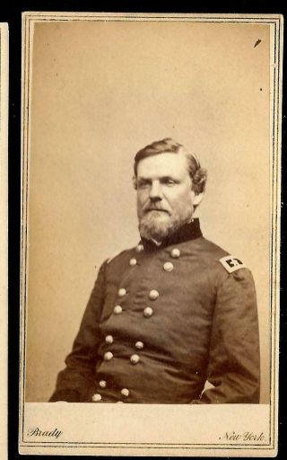 Civil War Cdv Of General John Newton Union Army By Brady