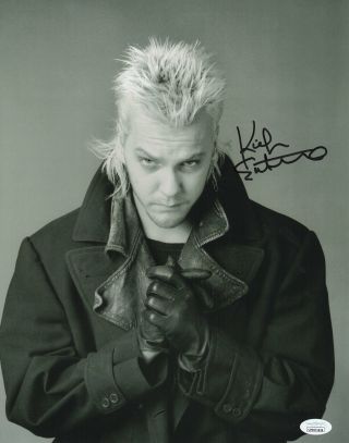 Kiefer Sutherland Autograph 11x14 Photo The Lost Boys Signed Jsa Z3