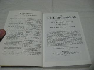 Vintage 1977 LDS Book of Mormon Gold Plates Egyptian Hieroglyphics Soft Cover 2
