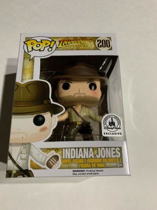 Funko Pop Indiana Jones Adventure Indiana Jones 200 Disney Parks Exclusive