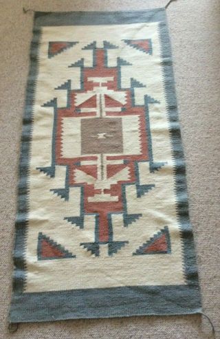 Vintage Mexico Navajo Style Rug