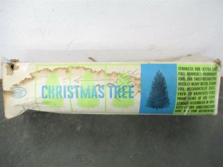 Vintage Stainless Foil Christmas Tree Disassembled W/ Box Home Pool Equipment