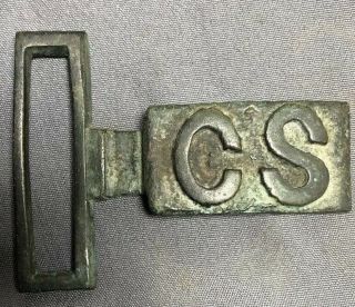 Rare Civil War Cs Buckle Relic Bloody Angle Find