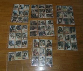 1967 Planet Of The Apes Tv Show Trading Cards Complete Set Of 66 Cards