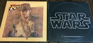 Star Wars (john Williams) & Raiders Soundtrack Vinyl Lp (pressing)