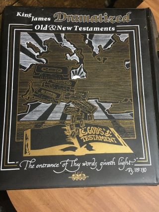 King James Dramatized Old And Testament 48 Cassette Set