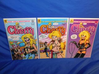 Cherry 17 18 19 Comic Book (2000) Cherry Comics Larry Welz