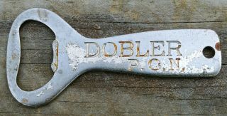 Vintage Dobler Beer Brewery Bottle Opener Albany Ny