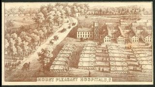 Mount Pleasant Hospital,  2 Civil War Cover
