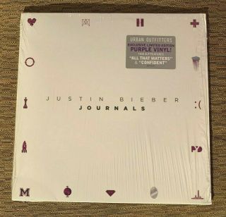 Justin Bieber 2 Lp Journals Limited Edition Purple Vinyl (2016,  Island)