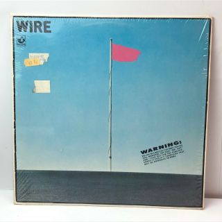 Wire ‎pink Flag 1978 Us Vinyl Lp Record Vg,  In Shrink Punk Harvest