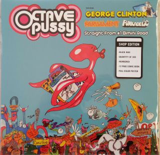 George Clinton Funkadelic Octavepussy Black Album,  Poster,  Cartoon P Funk