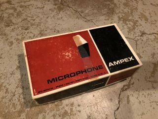 Vintage Ampex 1101 Reel Tape Recorder Recording Dynamic Mic,  Vance Powell Tip