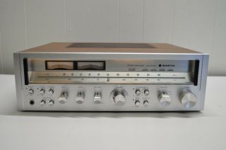 Vintage Silver Face Sanyo Jcx 2400k Am - Fm Stereo Receiver Japan