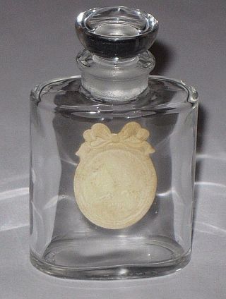 Vintage Christian Dior Miss Dior Crystal Class Perfume Bottle 1 Oz,  Open/empty