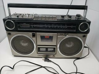 Vintage Boombox Sanyo M9990 1979 Radio Cassette Player Am/fm