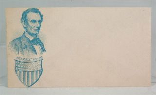 1860 Abraham Lincoln Illustrated Presidential Campaign Cover / Envelope
