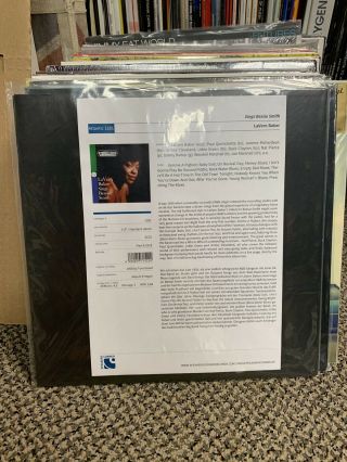 La Vern Baker Sings Bessie Smith Speakers Corner Records Test Pressing Vinyl Lp