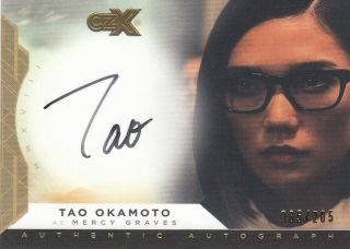 Czx Heroes & Villains (dc) - Tao Okamoto Autograph Card 085/205