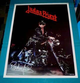 Vintage/new Rob Halford Of Judas Priest Circa 1982 Poster @ Metal Hard Rock